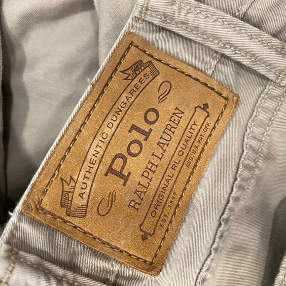 Polo Ralph Lauren Other - Polo Ralph Lauren Pants Mens 38x32 Tan Varick Slim Straight Khaki Chino Dungaree